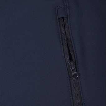 Куртка мужская Hooded Softshell темно-синяя фото 4
