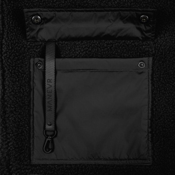 Куртка унисекс Oblako, черная фото 2
