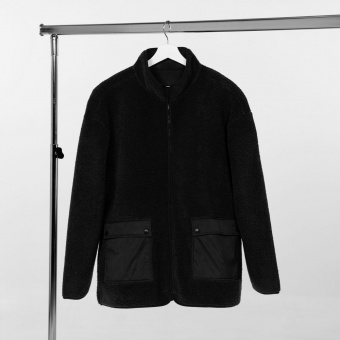 Куртка унисекс Oblako, черная фото 8