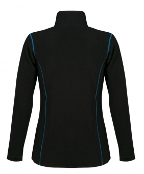 Куртка женская Nova Women 200, черная с ярко-голубым фото 5