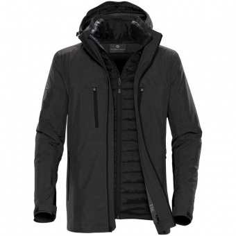 Куртка-трансформер мужская Matrix, серая с черным фото 3
