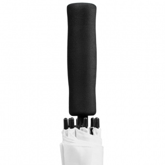 Квадратный зонт-трость Octagon, черный с белым фото 