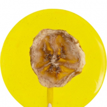 Леденец Lollifruit, желтый с бананом фото 