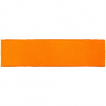 Лейбл тканевый Epsilon, S, оранжевый неон фото 