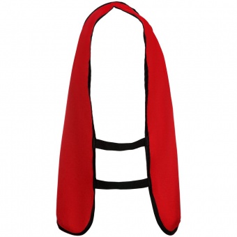 Манишка Outfit, двусторонняя, белая с красным фото 2