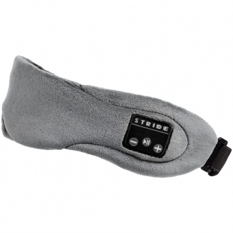 Маска для сна с Bluetooth наушниками Softa 2, серая фото 