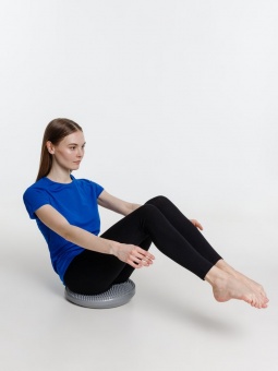 Массажная балансировочная подушка Balansa, серая фото 