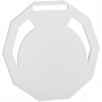 Медаль Steel Deca, белая фото 