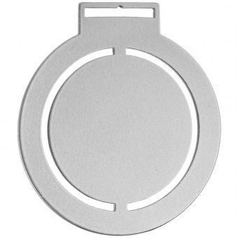 Медаль Steel Rond, серебристая фото 