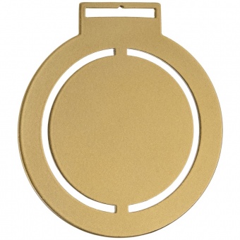 Медаль Steel Rond, золотистая фото 