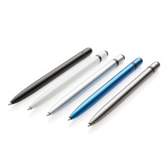 Металлическая ручка-стилус Slim, белый фото 