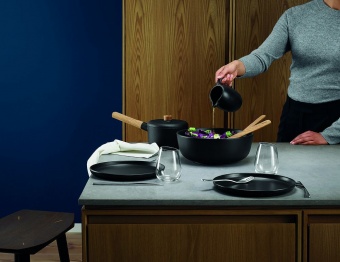 Миска Nordic Kitchen, большая, черная фото 