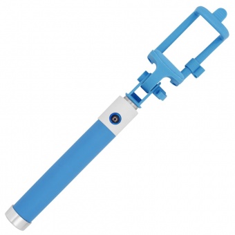Монопод для селфи Buro Bluetooth, беспроводной, голубой фото 