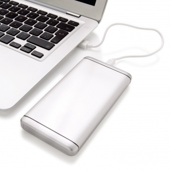 Мощное зарядное устройство Type C, 10 000 mAh, серебянный фото 