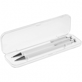 Набор Attribute: ручка и карандаш, белый фото 