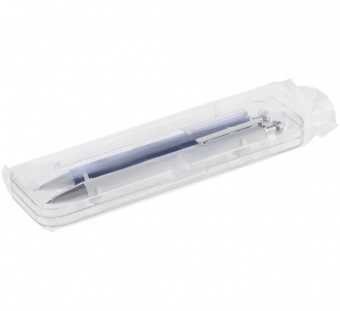 Набор Attribute: ручка и карандаш, белый с синим фото 