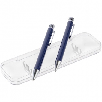 Набор Attribute: ручка и карандаш, синий фото 
