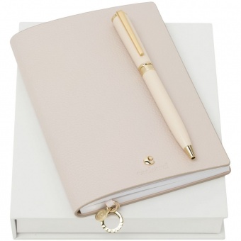 Набор Beaubourg: блокнот и ручка, розовый фото 