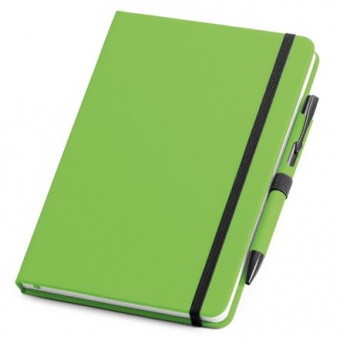 Набор: блокнот Advance с ручкой, зеленый с черным фото 3