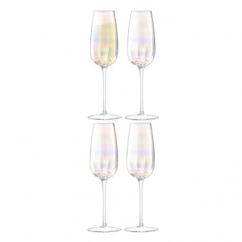 Набор из 4 бокалов для шампанского Pearl Flute фото 