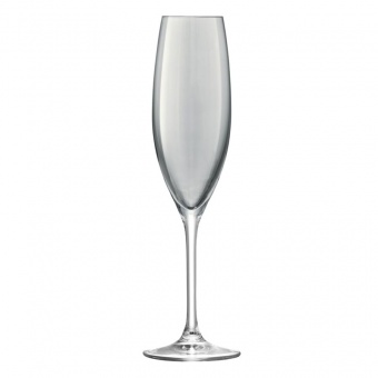 Набор из 4 бокалов для шампанского Polka Flute, металлик фото 