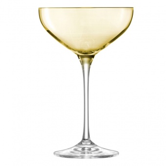 Набор из 4 бокалов для шампанского Polka Saucer, пастельный фото 
