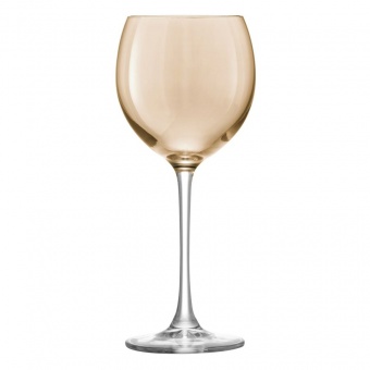 Набор из 4 бокалов для вина Polka, металлик фото 