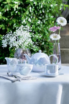 Набор для чая из 4 чашек с блюдцем Pearl фото 
