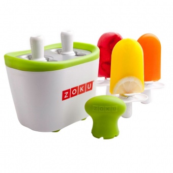 Набор для приготовления мороженого Duo Quick Pop Maker, зеленый фото 