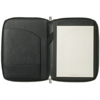 Набор Gear: папка с блокнотом и ручка, черный фото 