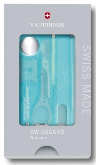 Набор инструментов SwissCard Nailcare, голубой фото 