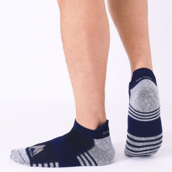 Набор из 3 пар спортивных мужских носков Monterno Sport, белый, черные и синий фото 7