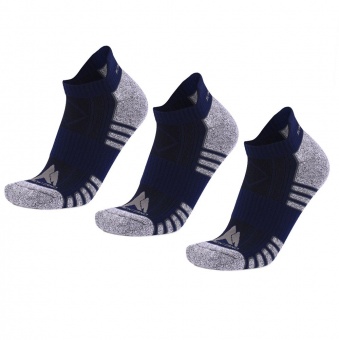 Набор из 3 пар спортивных мужских носков Monterno Sport, синий фото 3