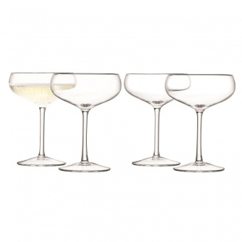 Набор из 4 малых бокалов для шампанского Wine Saucer фото 