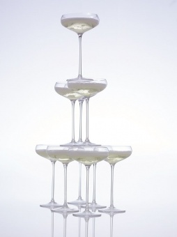Набор из 4 малых бокалов для шампанского Wine Saucer фото 