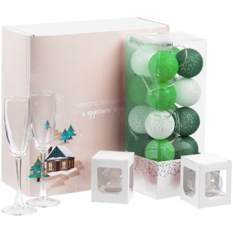 Набор Merry Moments для шампанского, зеленый фото 