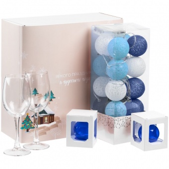 Набор Merry Moments для вина, синий фото 