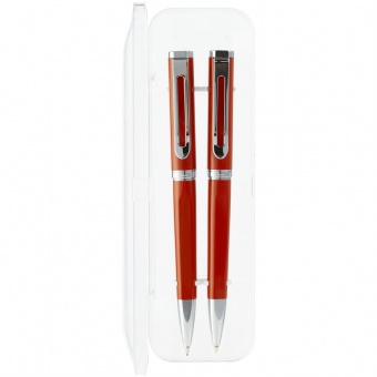 Набор Phase: ручка и карандаш, красный фото 