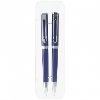 Набор Phase: ручка и карандаш, синий фото 