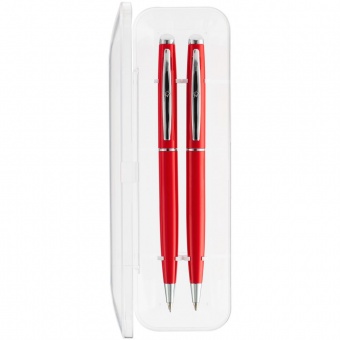 Набор Phrase: ручка и карандаш, красный фото 
