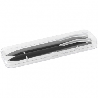 Набор Pin Soft Touch: ручка и карандаш, черный фото 