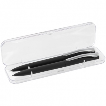 Набор Pin Soft Touch: ручка и карандаш, черный фото 