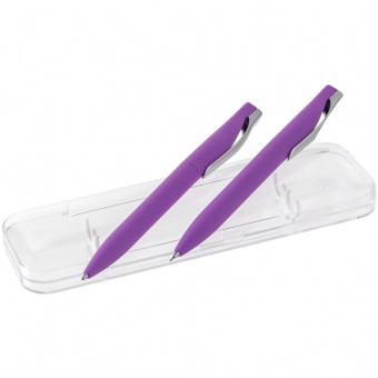 Набор Pin Soft Touch: ручка и карандаш, фиолетовый фото 
