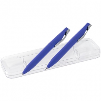 Набор Pin Soft Touch: ручка и карандаш, синий фото 