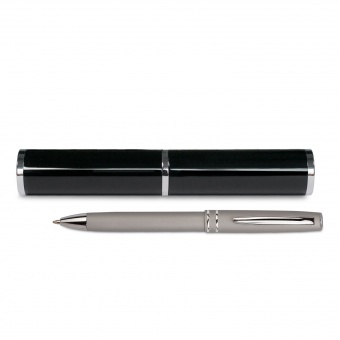 Набор ручка Consul c футляром, серебряный фото 