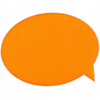 Наклейка тканевая Lunga Bubble, M, оранжевый неон фото 