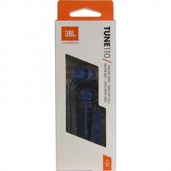 Наушники JBL Tune 110, синие фото 