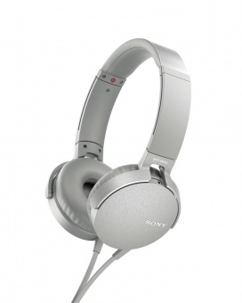 Наушники Sony XB-550, белые фото 