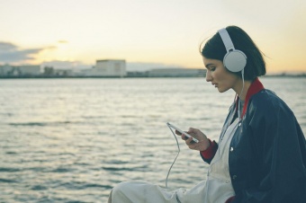 Наушники Sony XB-550, белые фото 