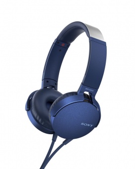 Наушники Sony XB-550, синие фото 